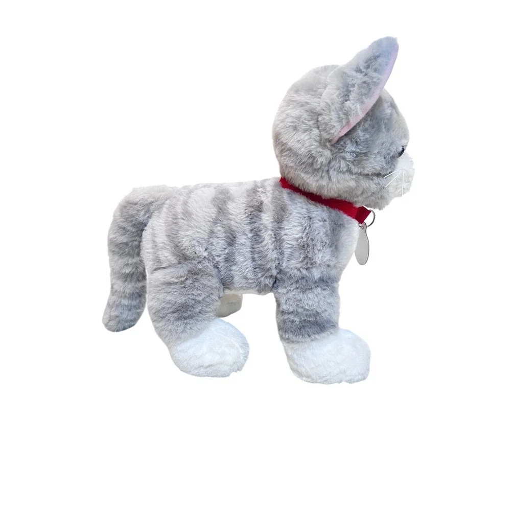 Build-A-Bear Promise Pets Grey TabbyCat Plush Odd Eyes Blue Yellow Heterochromia